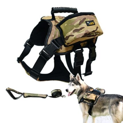 Big Dog Harness Tactical Dog Harness With Treat Bag Nylon Adjustable Pet Outdoor Training Travel For.jpg