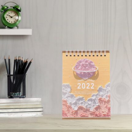 Calendar Desk Planner Desktop Table Daily Office Plan Yearly New Year Monthly Gift Calendars Standing Decorative 1