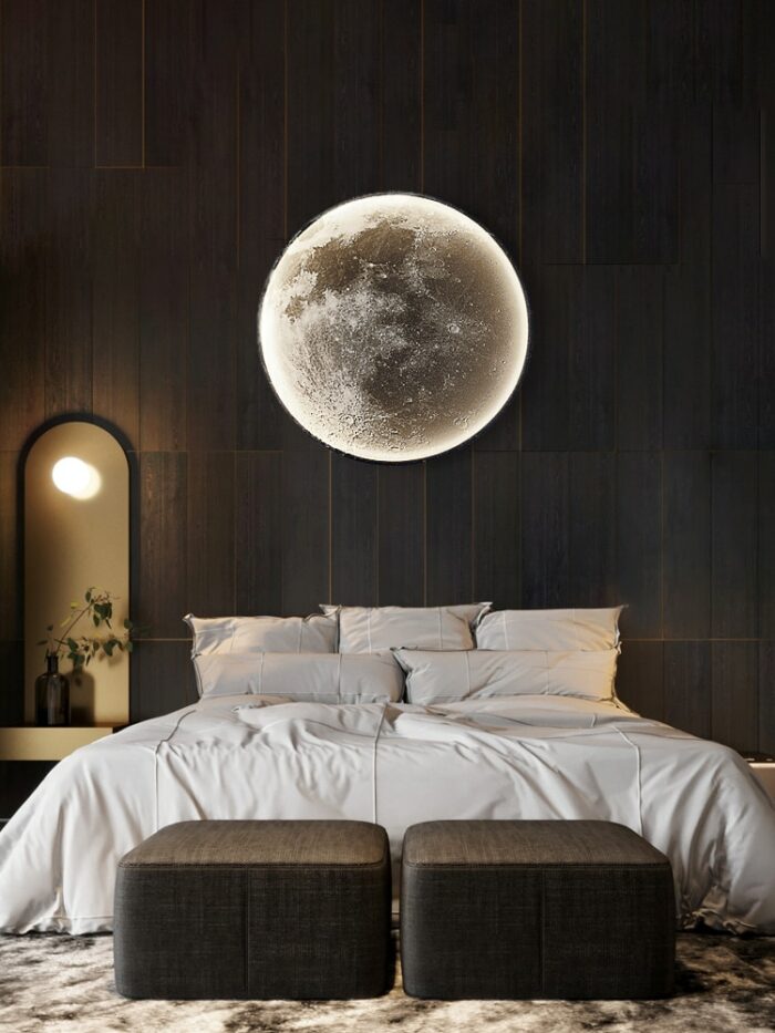 Ceiling Lamps Moon Wall Light Nordic Creative Wall Lamp Living Room Modern Lights Decorative Lamp Bedroom 2