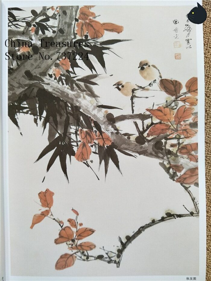 Chinese Painting Book Birds And Flower Painting Gongbi Meticulous Brush Work Art 122pages 4.jpg