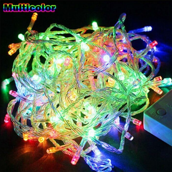 Christmas Lights 10m 20m 30m 50m 100m Decorative Led String Fairy Light 8 Modes Garlands Lights 2