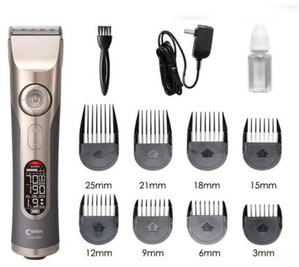 Codos Chc980 Professional Electric Hair Clipper Rechargeable Hair Trimmer For Men Barber Lcd Hair Cutting Machine 1
