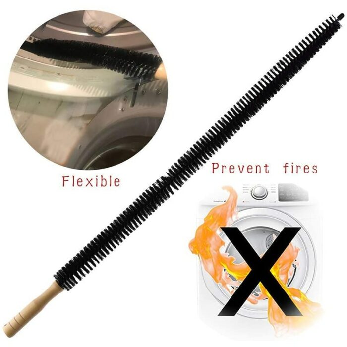 Collapsible Long Wood Handle Cleaning Brush Water Pipe Drainage Dredge Tool Flexible Radiator Duster Long Haired 5