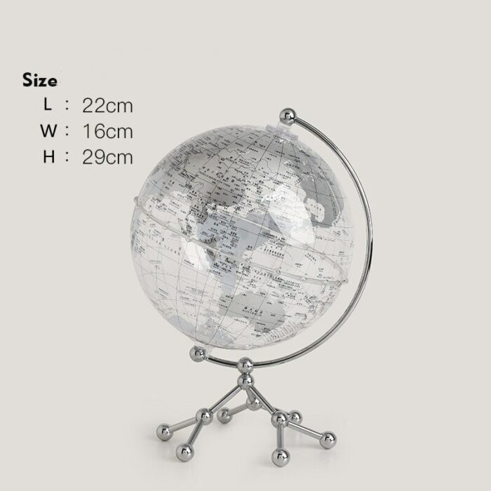 Creative Luxury Transparent Globe Children S Room Living Room Study Office Metal Base Floating Earth Acrylic 5