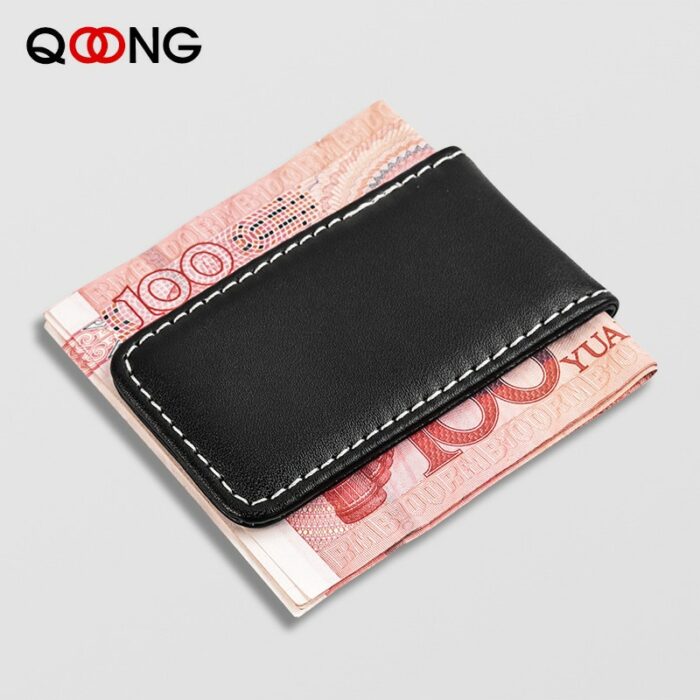 Custom Lettering Strong Magnet Money Clip Wallet Slim Men Women Moneyclip Leather Pocket Clamp Credit Card 5