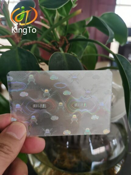 Custom Logo Holographic Lamination Film Pouch For Concert Tickets 1