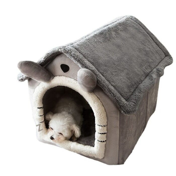 Detachable House Type Washing Dog Kennel To Keep Warm For Small Dogs Dog House Four Seasons 4.jpg