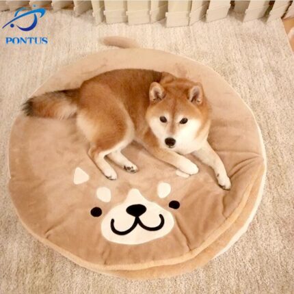 Dog Beds Pet Mats Four Seasons Shiba Inu Kennel Japanese Cat And Dog Mat Plush Mat.jpg