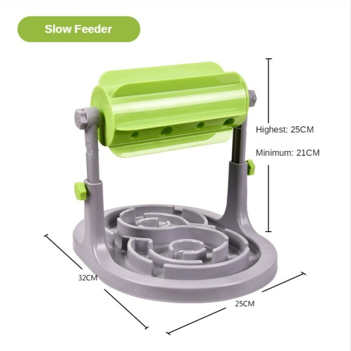 Dog Food Toys Interactive Adjustable Height Cat Dog Self Play Toy Spill Food Slow Feeder Dispenser 5.jpg