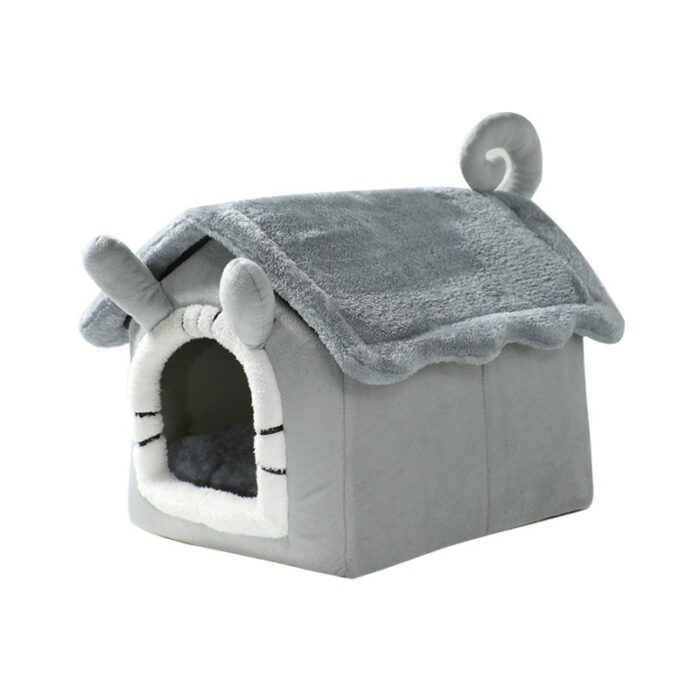 Dog House Indoor Warm And Comfortable Dog Bed In Winter Moisture Proof Removable And Washable Teddy 2.jpg