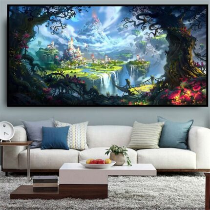 Fantasy Fairy Tale Forest 5d Diy Diamond Painting Full Diamond Embroidery Art Landscape Cross Stitch Living 1.jpg