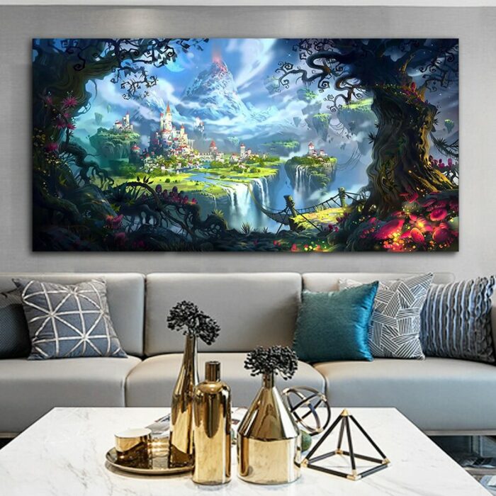 Fantasy Fairy Tale Forest 5d Diy Diamond Painting Full Diamond Embroidery Art Landscape Cross Stitch Living 2.jpg