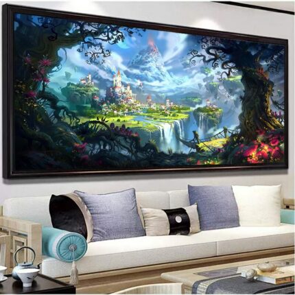 Fantasy Fairy Tale Forest 5d Diy Diamond Painting Full Diamond Embroidery Art Landscape Cross Stitch Living.jpg