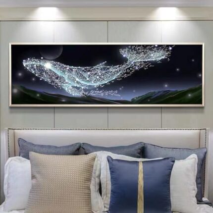 Fantasy Whale 5d Diamond Painting Full Diamond Art Embroidery Large Living Room Office Home Decor Diamond 1.jpg
