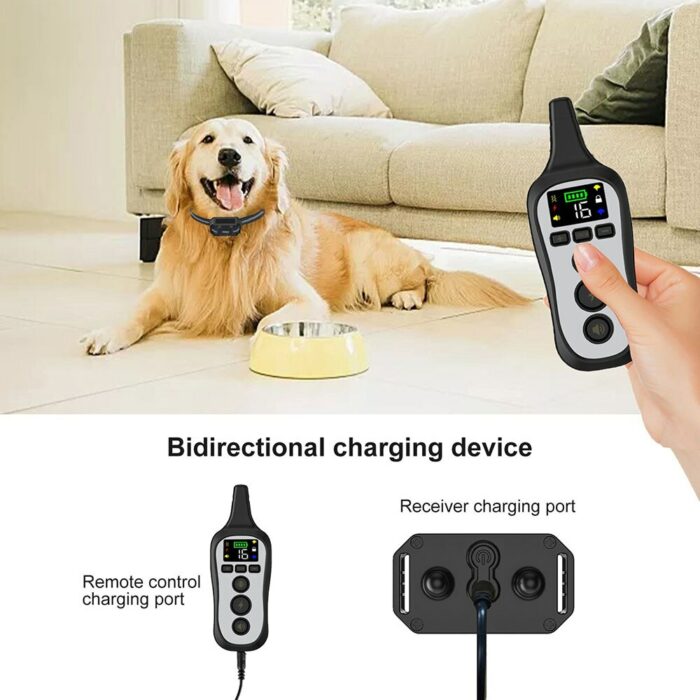For 3 Dogs Remote Control Bark Stopper Dog Trainer 880 Pet Supplies Ultrasonic Electric Shock Collar 3.jpg