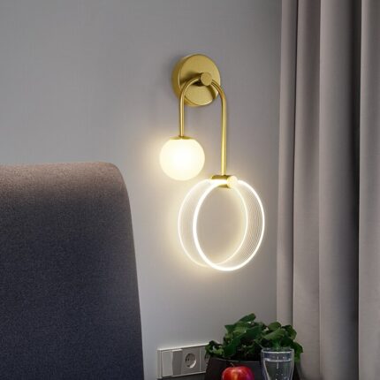 Glass Ball Modern Led Wall Lamp Nordic Sconces Living Bedroom Bedside Minimalist Restaurant Kitchen Indoor Luminaire 1