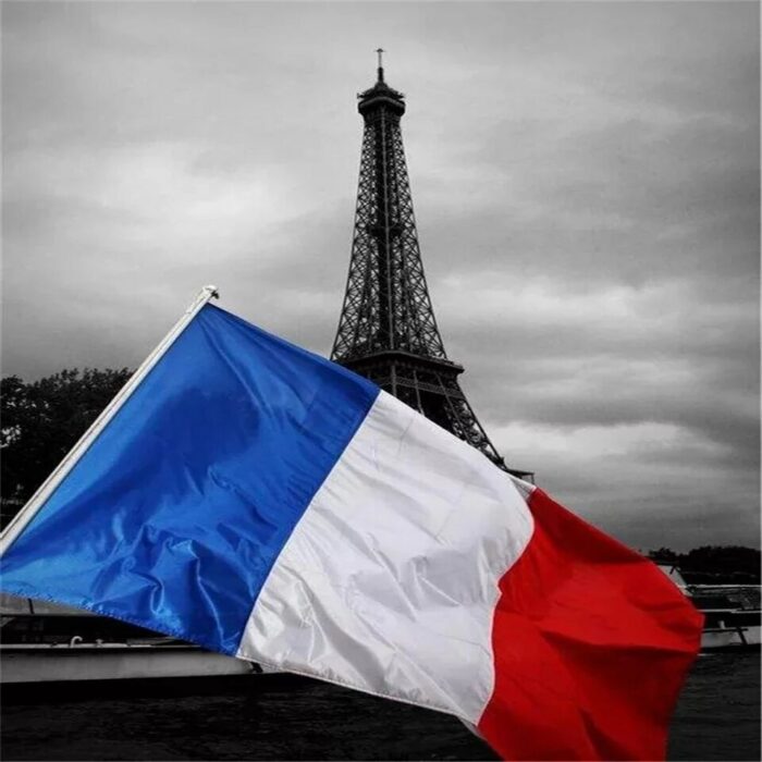 Great France Flag 90x150cm Hanging Blue White Red Fra Fr French National Flags Polyester Banner For 5