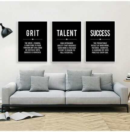 Grind Hustle Success Motivational Posters And Prints Office Decor Modern Art Entrepreneur Motivation Canvas Painting Pictures 1