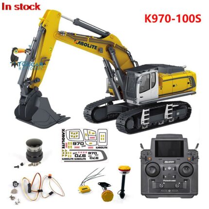 Huina 1 14 K970 100s Hydraulic Remote Control Excavator Digger Pl18evlite Radio Assembled Painted Rc Model