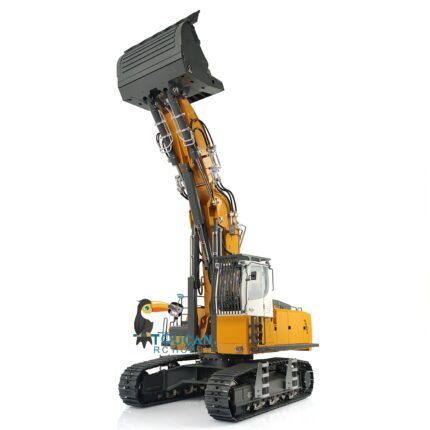 Huina 1 14 Kabolite New K970 200 Front Shove Hydraulic Rc Excavator Metal Assembled Yellow Painted 1