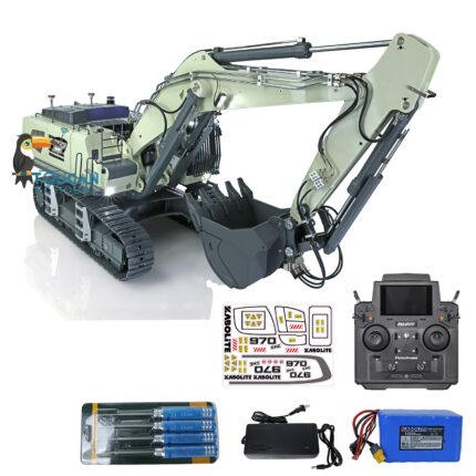Huina Kabolite 1 14 K970 100s Tracked Hydraulic Remote Control Excavator Digger Assembled Painted Model For