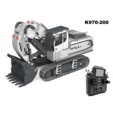 Huina Metal Assembled Painted 1 14 Kabolite New K970 200 Front Shove Hydraulic Rc Excavator Rtr