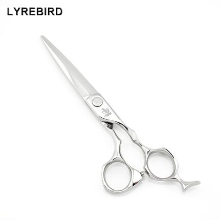 Japan Hair Shears 6 Inch Hair Cutting Scissors 9cr13 Bearing Screw Fish Tail Handle F29 Lyrebird