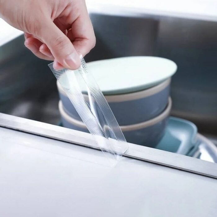Kitchen Sink Waterproof Mildew Nano Tape Transparent Tape Bathroom Toilet Crevice Strip Self Adhesive Pool Water 5
