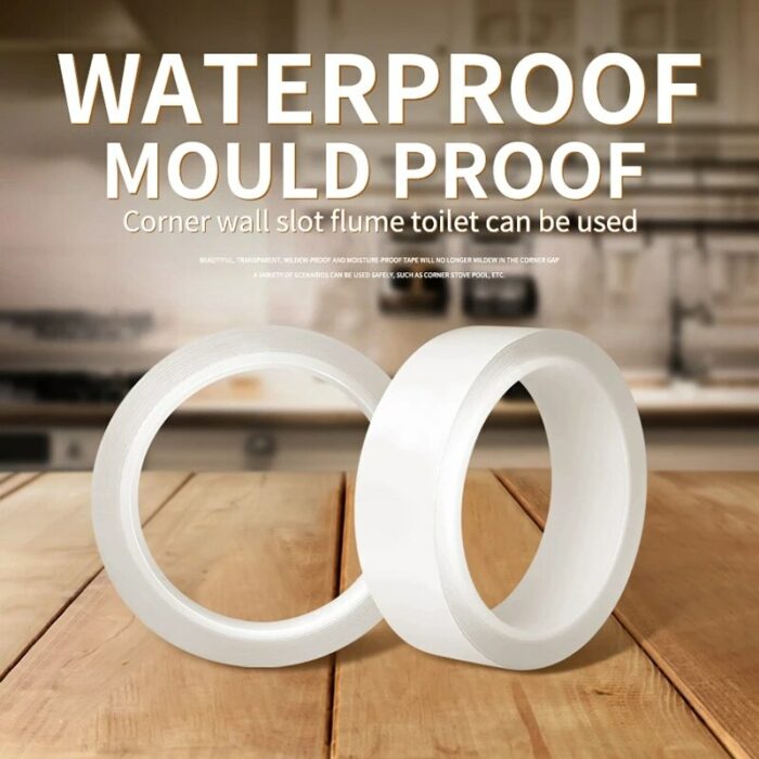 Kitchen Sink Waterproof Mildew Strong Self Adhesive Transparent Tape Nano Tape Bathroom Gap Strip Self Adhesive 4