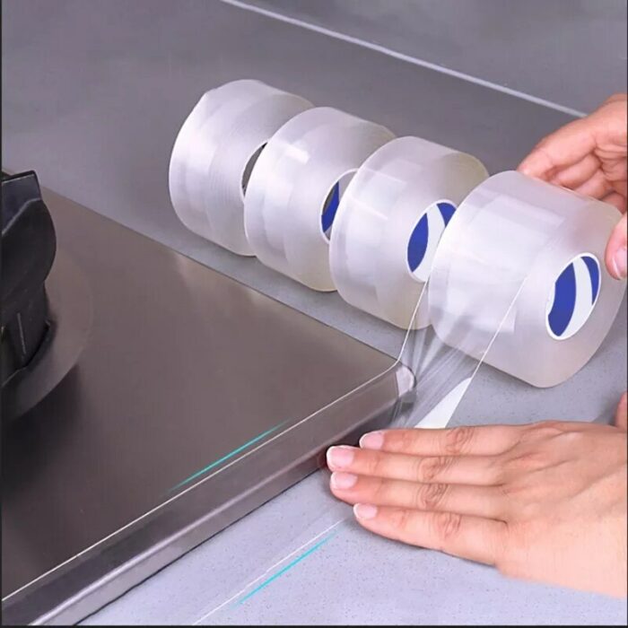 Kitchen Sink Waterproof Sticker Anti Mold Waterproof Tape Bathroom Countertop Toilet Gap Self Adhesive Seam Sticker 11