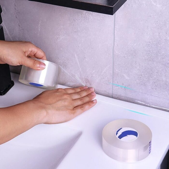 Kitchen Sink Waterproof Sticker Anti Mold Waterproof Tape Bathroom Countertop Toilet Gap Self Adhesive Seam Sticker 9