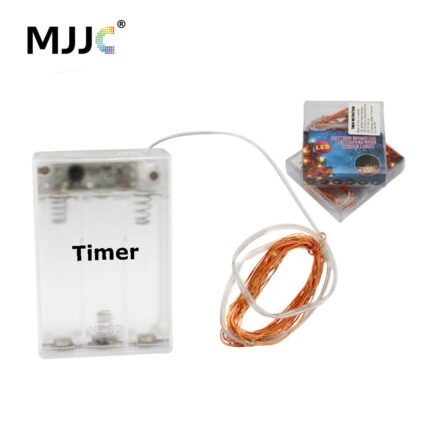 Led Battery Operated Fairy Lights 2m 20 Bulbs Christmas Mariage Party Wedding Decorations Timer Copper Wire
