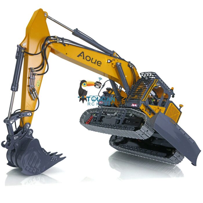 Lesu 1 14 Aoue Et35 Hydraulic Rc Excavator Painted Finished Ready To Run Model Pl18 Lite 4