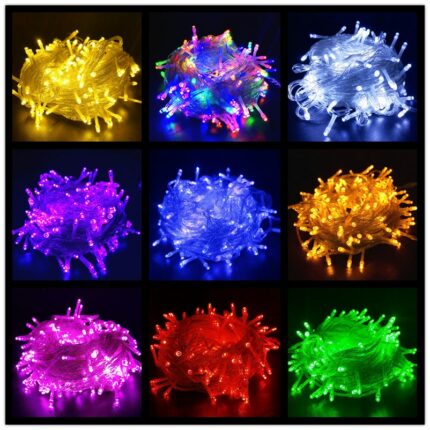 Led Fairy String Lights Garlands Christmas Tree Decorations For Home Garden Wedding Party Outdoor Indoor Decor
