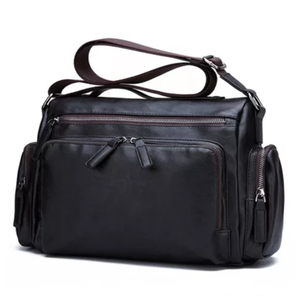 Leisure One Shoulder Straddle Bag Men S Luxury Brand Men S Messenger Bag Retro Leather Shoulder