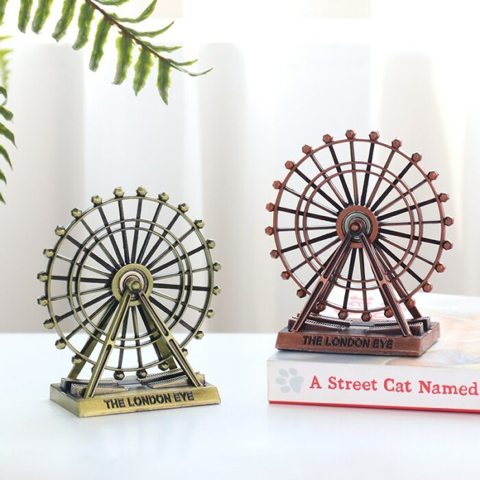 London Souvenirs Big Ben Tower Bridge London Eye Miniature Home And Office Decorative Ferris Wheel Decoration 3