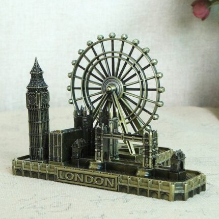 London Souvenirs Big Ben Tower Bridge London Eye Miniature Home And Office Decorative Ferris Wheel Decoration