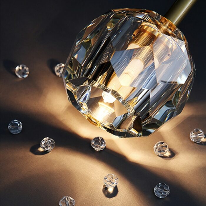 Luxury Wall Lamp With K9 Crystal G9 Led Mirror With Lights For Living Room Tv Background 2