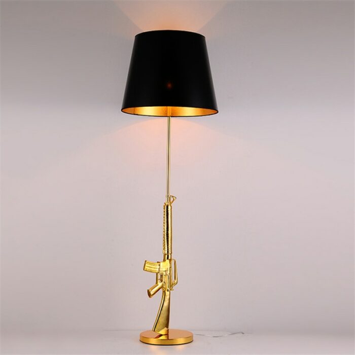Modern Resin Table Lamp Nordic Ak47 Gun Lounge Desk Lamp For Bedroom Bedside Kids Children Room 3