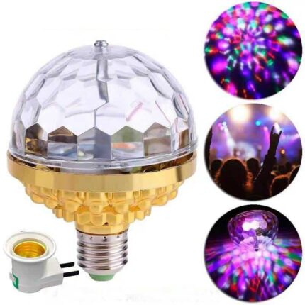 Multi Colors Led Lights Rotating Lamp Magic Ball Bulb Dj Disco Ball Household Ktv Flash Indoor 1
