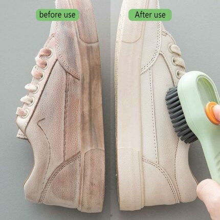 Multifunctional Soft Bristled Shoe Brush Shoe Brushes Long Handle Brush Automatic Filling Clothes Cleaing Clothing Board