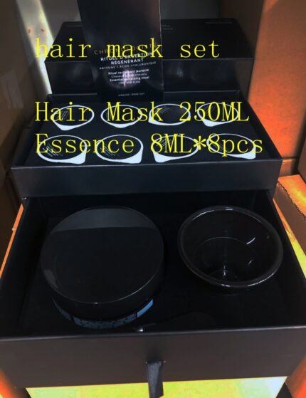 New Hair Mask Set Hair Mask 250ml Essence 8ml 8pcs Water Conditioner Repair Nourish Hair Care