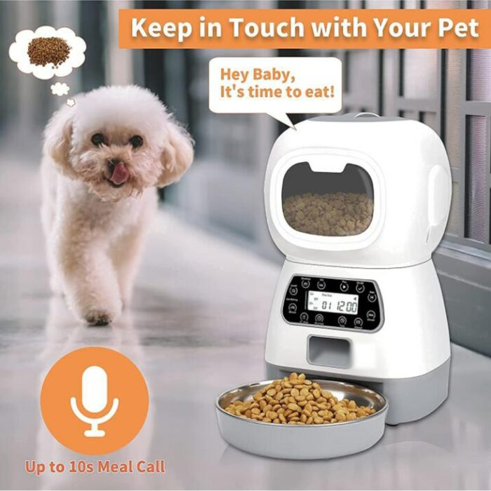 New Pet Feeder Pet Dispenser For Cat And Dog Travel Supply Automatic Smart Slow Feeder Dispenser 4.jpg