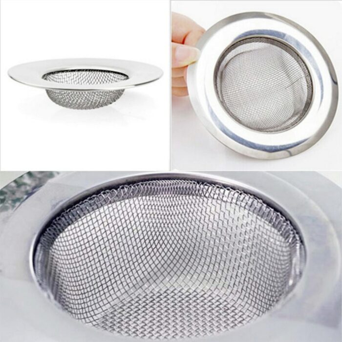 New Product Stainless Steel Bathtub Hair Catcher Stopper Shower Drain Hole Filter Trap Kitchen Metal Sink 4