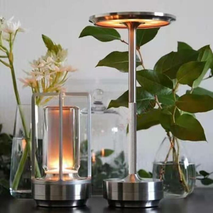 Nordic Industrial Style Lamp Cafe Bar Table Lamp Outdoor Camping Atmosphere Light Restaurant Creative Night Lights 5