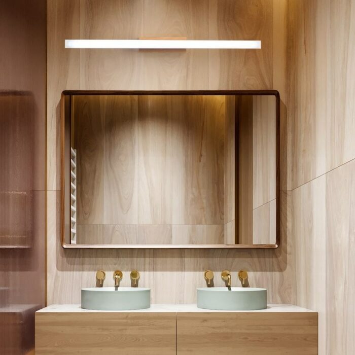 Nordic Solid Wood Led Mirror Light Wall Lamps For Bathroom Dresser Home Decoration S Bedside Bedroom 5