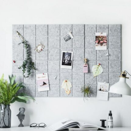 Nordic Style Felt Letter Note Board Message Board Home Decor Office Planner Schedule Board Photo Display 1