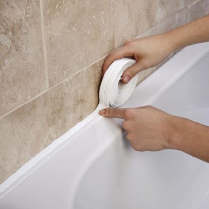 Pvc Material Sink Crack Strip Kitchen Bathroom Bathtub Corner Sealing Tape Waterproof And Mildew Proof Adhesive
