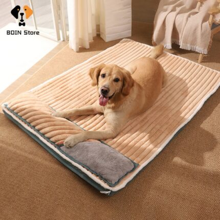 Pet Dog Bed Padded Cushion Winter Warm Sofa Mats For Small Medium Large Dogs Plush Durable 6.jpg