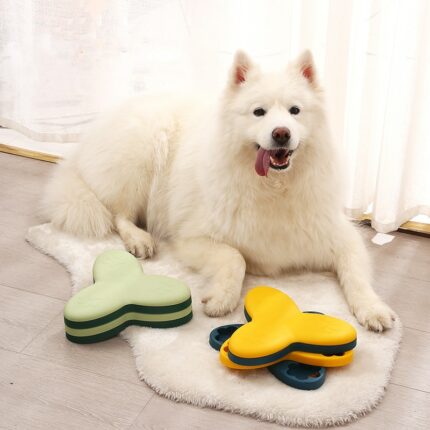 Pet Dog Cat Food Toy Dog Slow Eating Bowl Training Improve Intelligence Pet Puzzle Toy Turntable.jpg